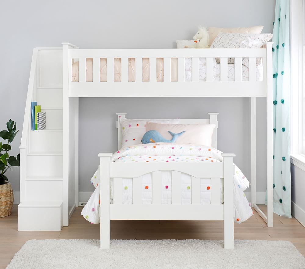 Kendall Stair Loft Bed & Lower Bed Set